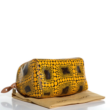 Louis Vuitton Monogram Kusama Town Speedy 30 Yellow 4 of 7
