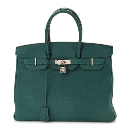 Hermes Togo Birkin 35 Malachite 1 of 9