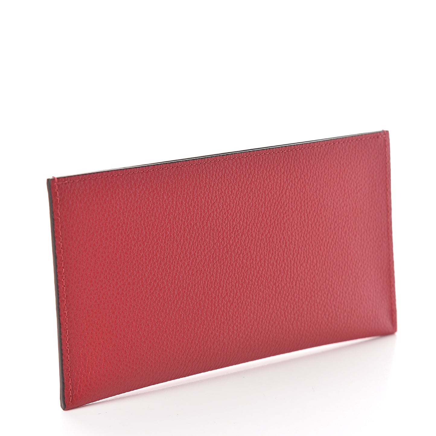 Calfskin Felicie Card Holder Insert Scarlet