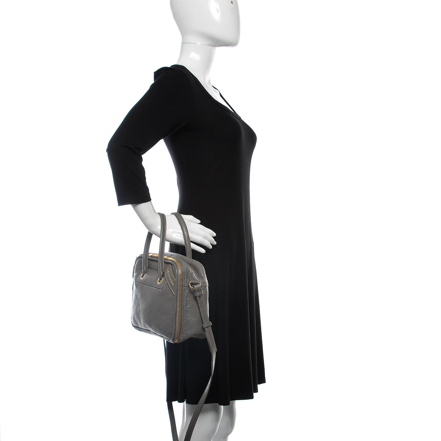 Agneau S Blanket Square Tote Gris Fumee