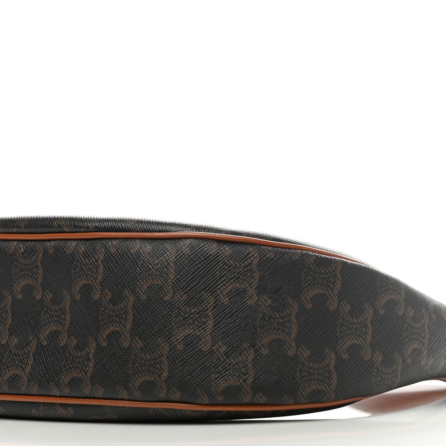 Triomphe Canvas Calfskin Ava Shoulder Bag Tan