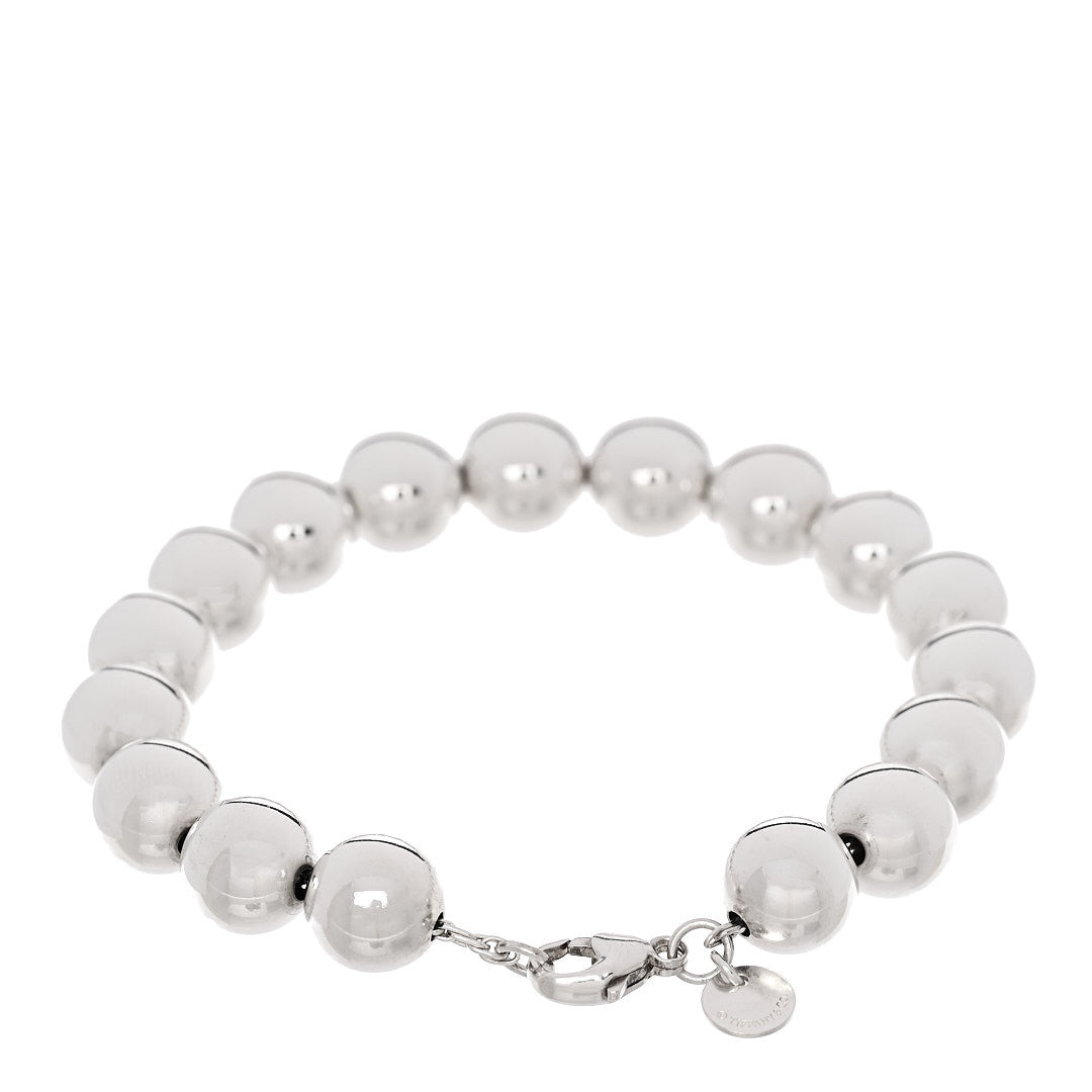 Tiffany Sterling Silver 10mm HardWear Ball Bracelet 2 of 4