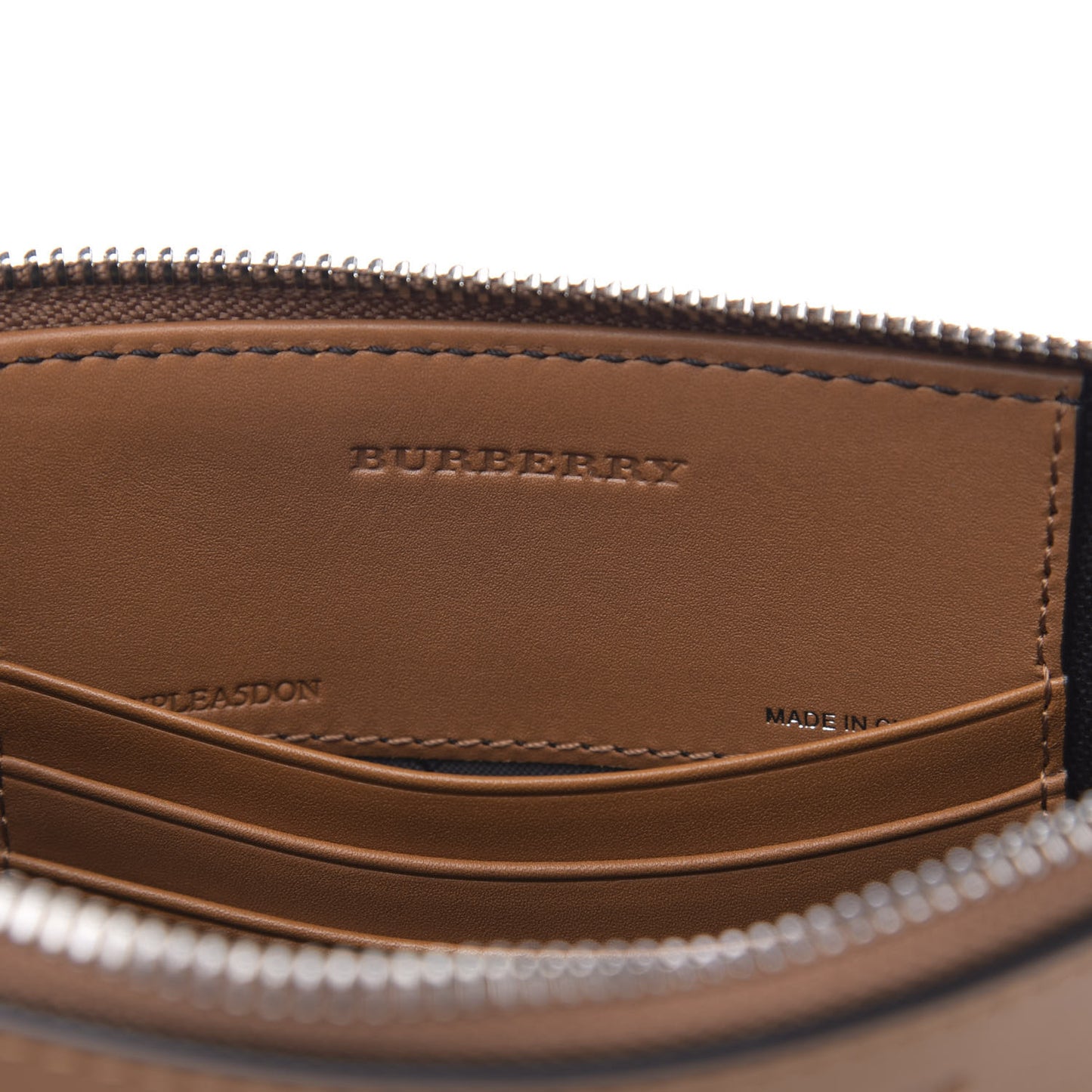 Mega Check Peyton Crossbody Clutch Bag Saddle Brown
