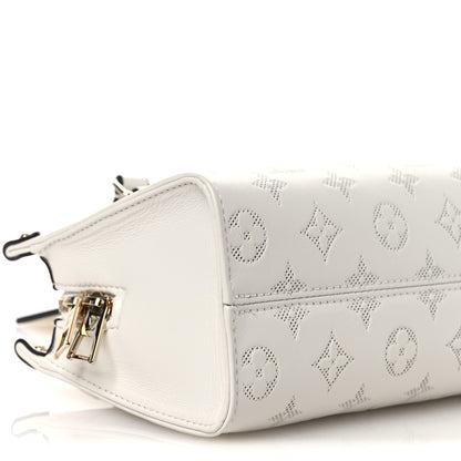 Louis Vuitton Calfskin Embossed Monogram OnTheGo East West White 8 of 10