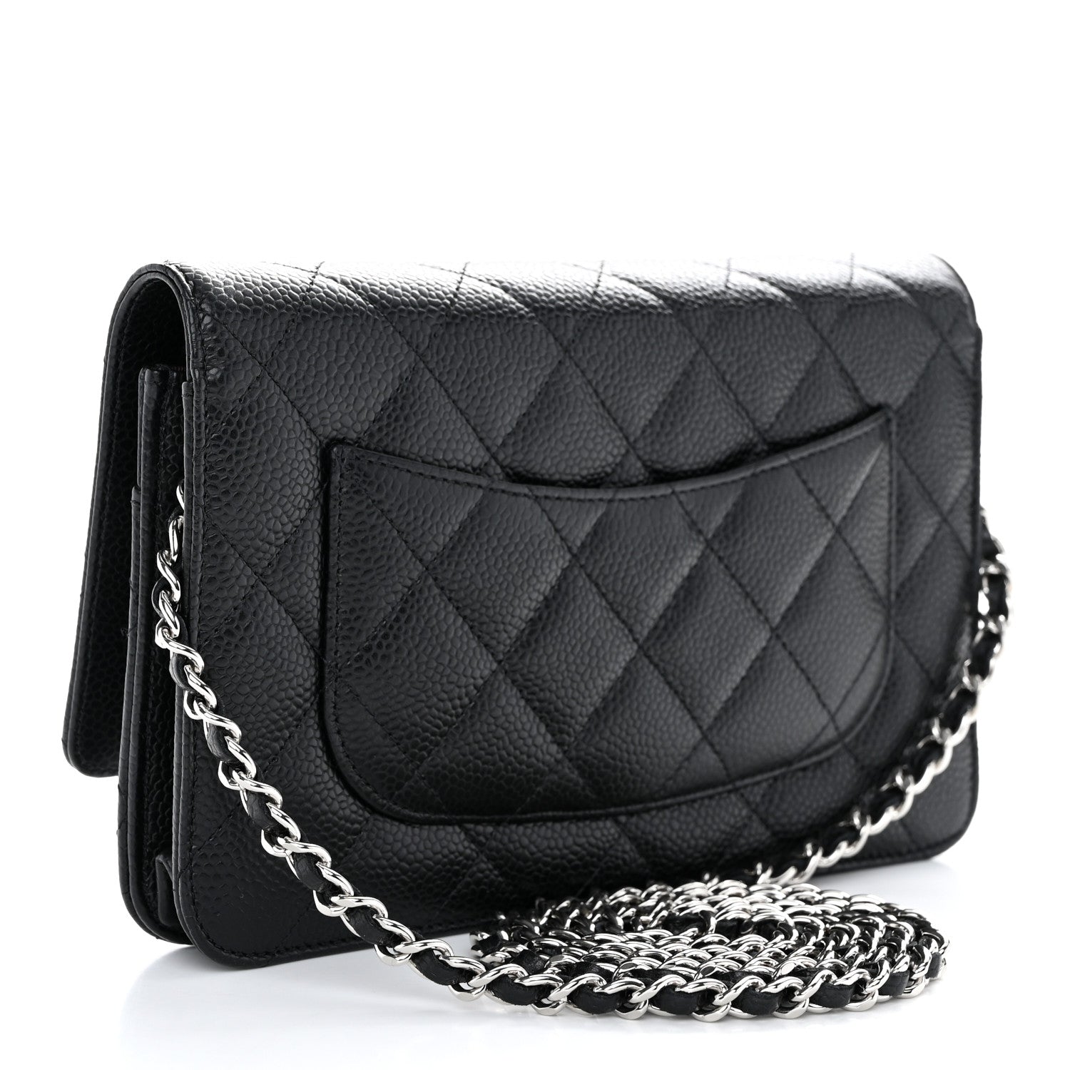 Chanel Caviar Quilted Wallet on Chain WOC Black 3 of 11