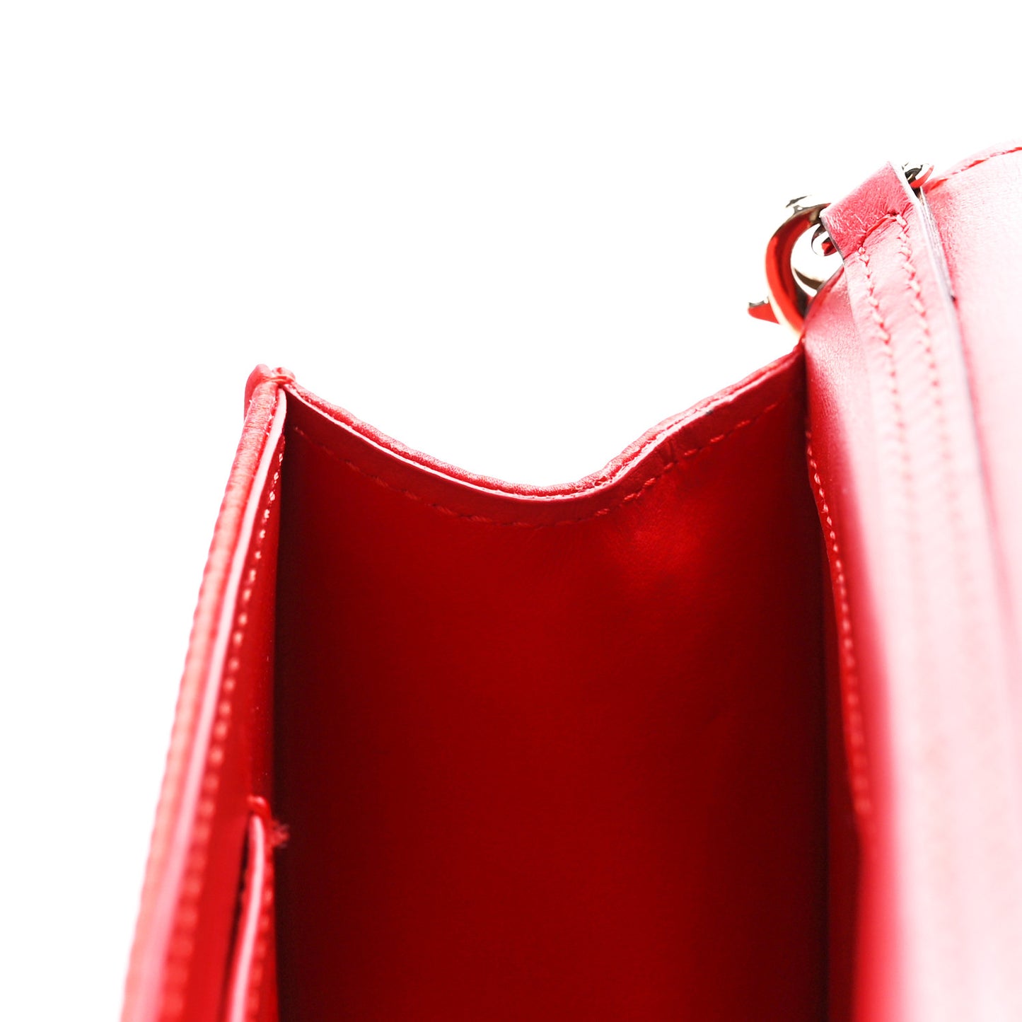 Satin Loubi54 Crossbody Clutch Red