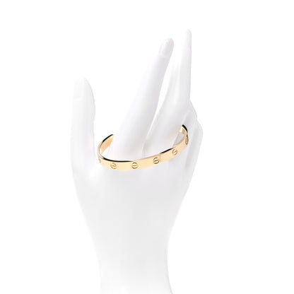 Cartier 18K Yellow Gold LOVE Cuff Bracelet 17 2 of 5