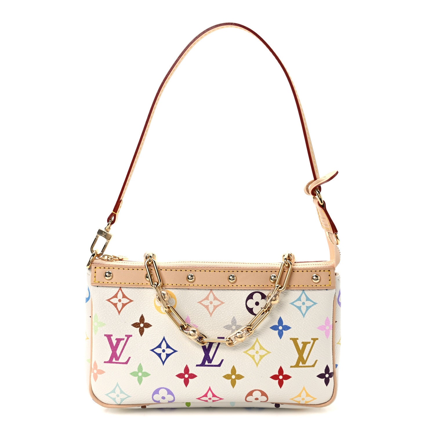 Louis Vuitton LV X TM Monogram Multicolor Pochette Accessories White 1 of 11