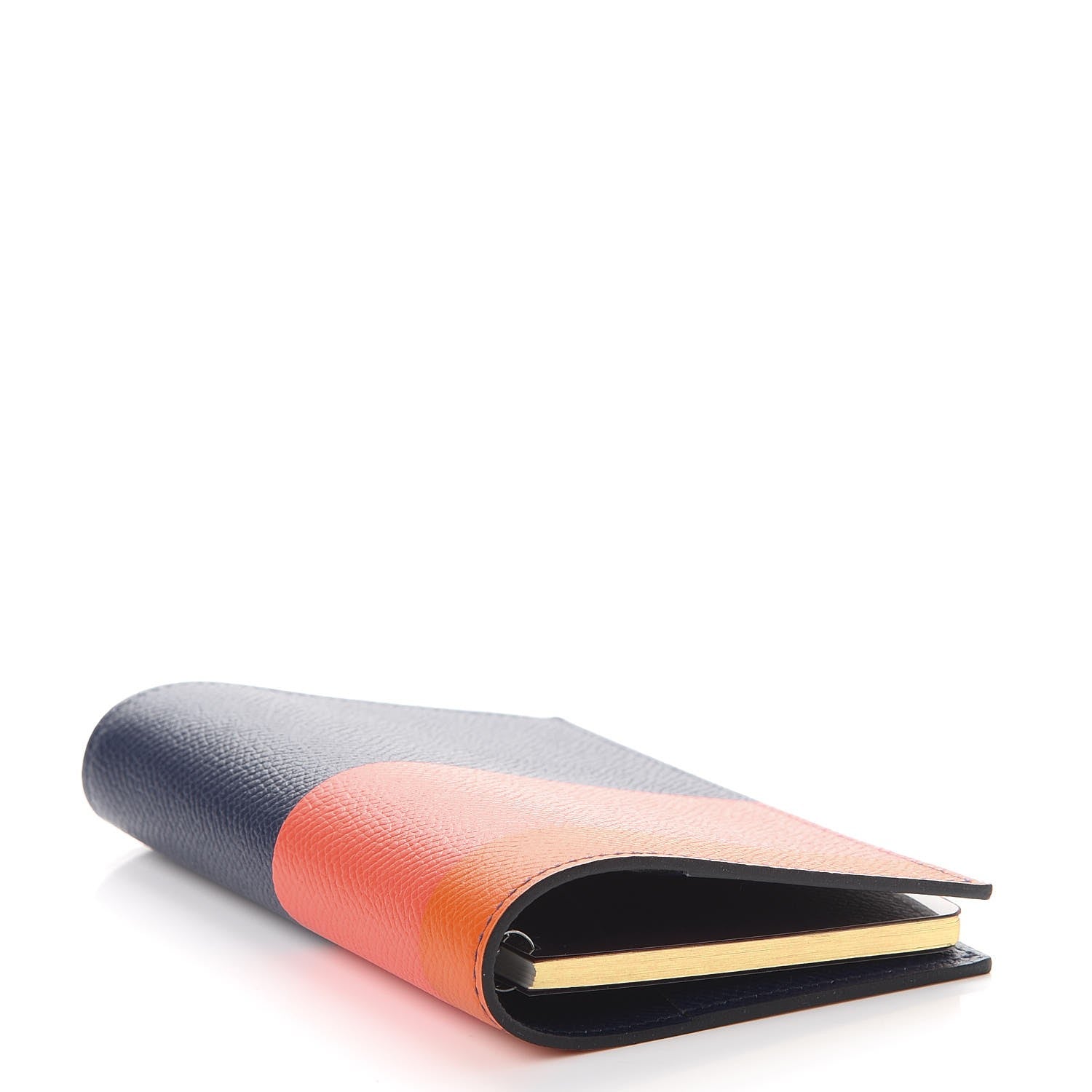 Hermes Epsom Simple Casaque Agenda Cover Bleu Saphir Rose Jaipur Feu 4 of 7