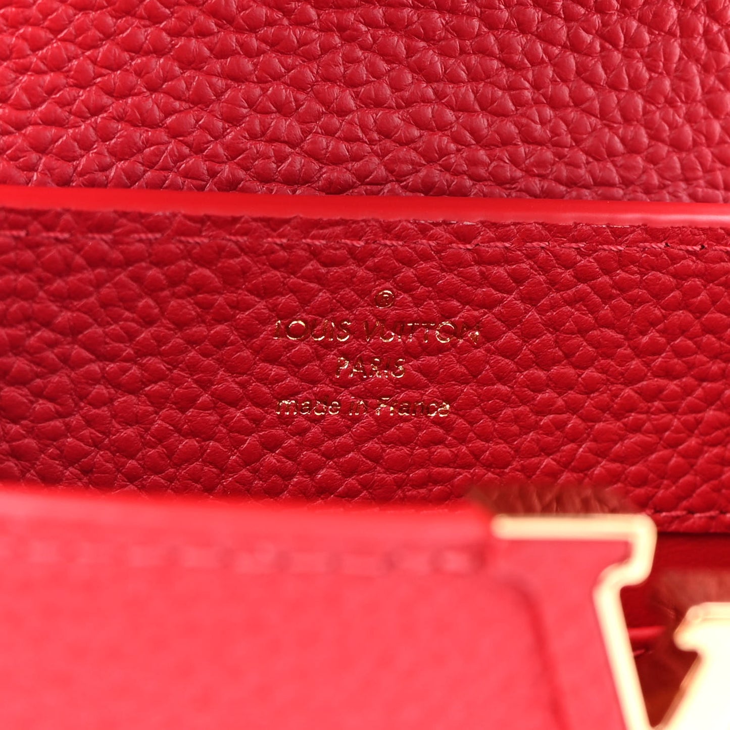 Taurillon Mini Capucines Scarlet