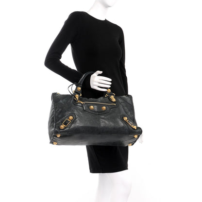 Balenciaga Agneau Giant 21 Gold Hardware Work Black 2 of 20