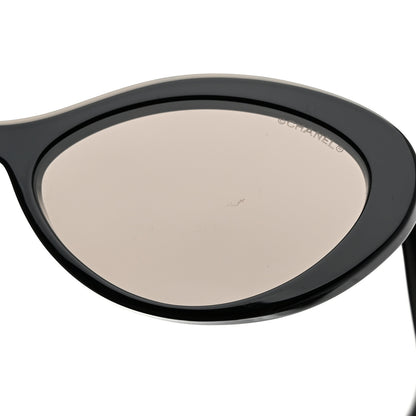 Chanel Acetate Oval Sunglasses 5416 Black Beige 8 of 9