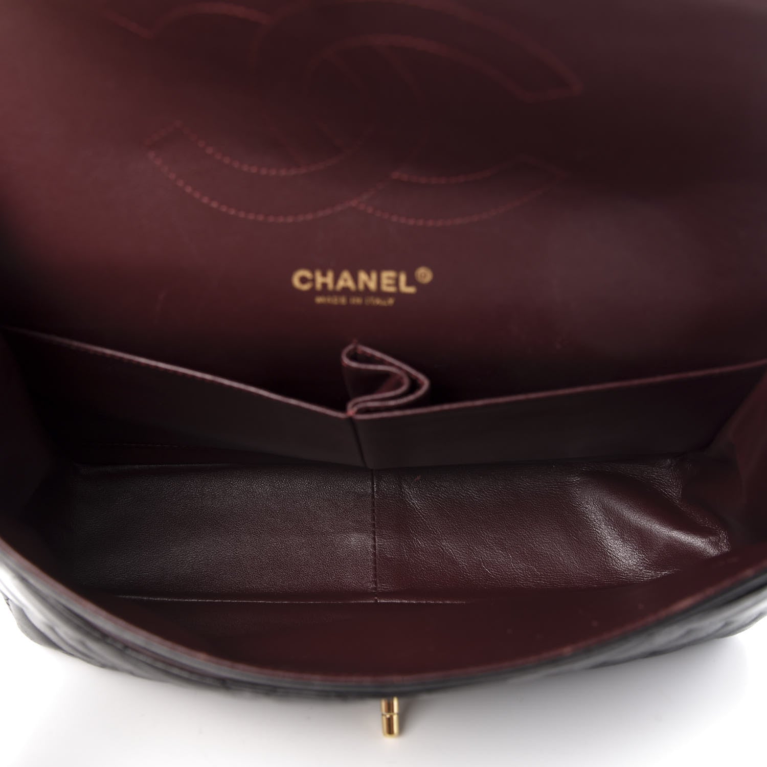 Chanel Lambskin Quilted Jumbo Double Flap Black 5 of 11