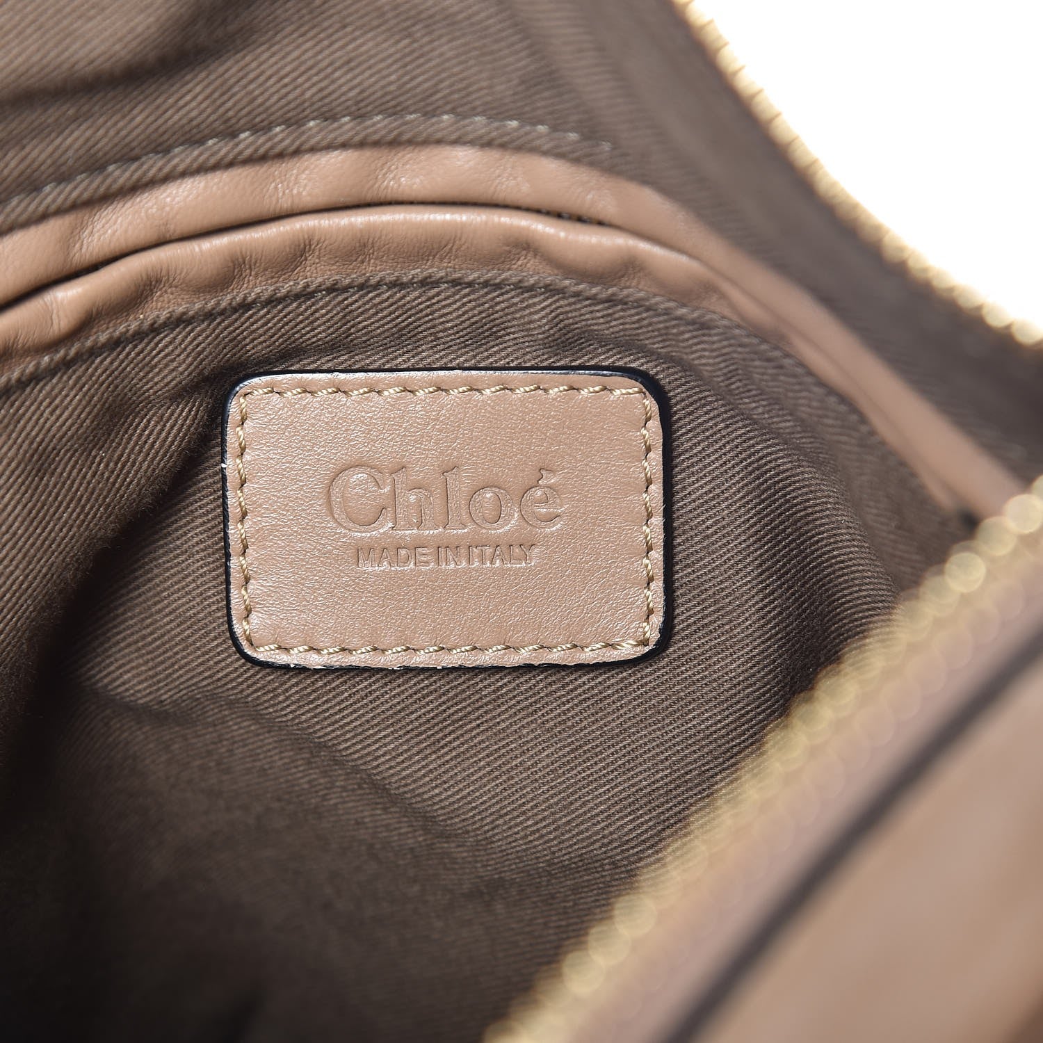 Chloe Calfskin Medium Marcie Chain Satchel Nut 7 of 9