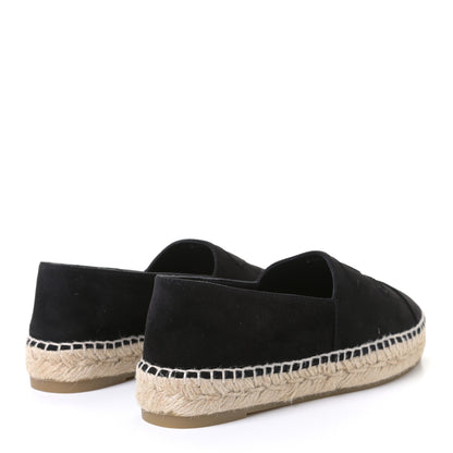 Chanel Suede CC Espadrilles 36 Black 8 of 17