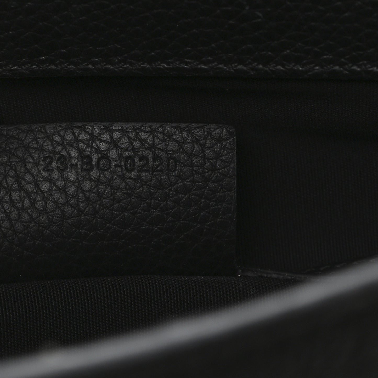 Grained Calfskin Maxi Gallop Backpack Black