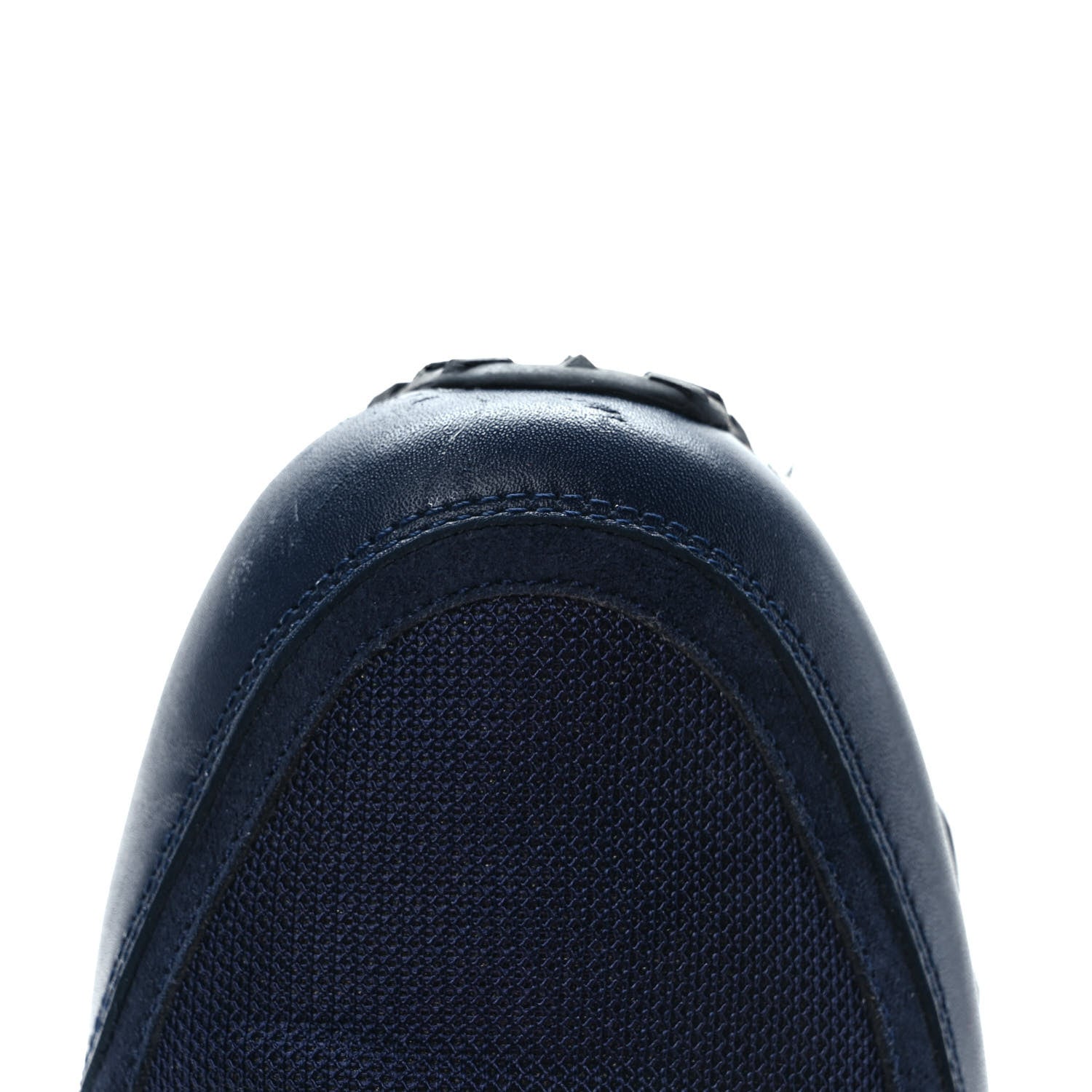 Valentino Garavani Nylon Suede Mens Rockrunner Sneakers 42 Navy 9 of 9