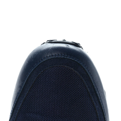 Valentino Garavani Nylon Suede Mens Rockrunner Sneakers 42 Navy 9 of 9