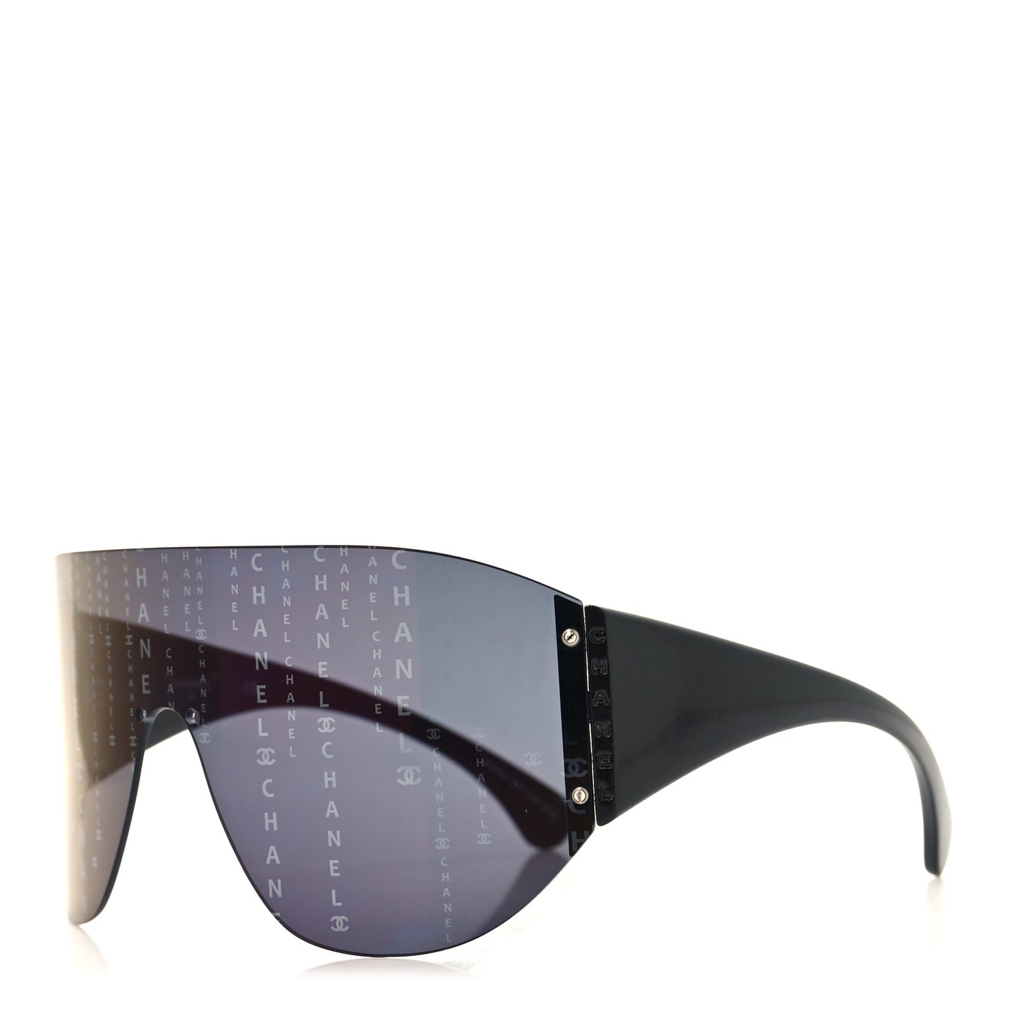 Acetate Shield Runway 71217 Sunglasses Black