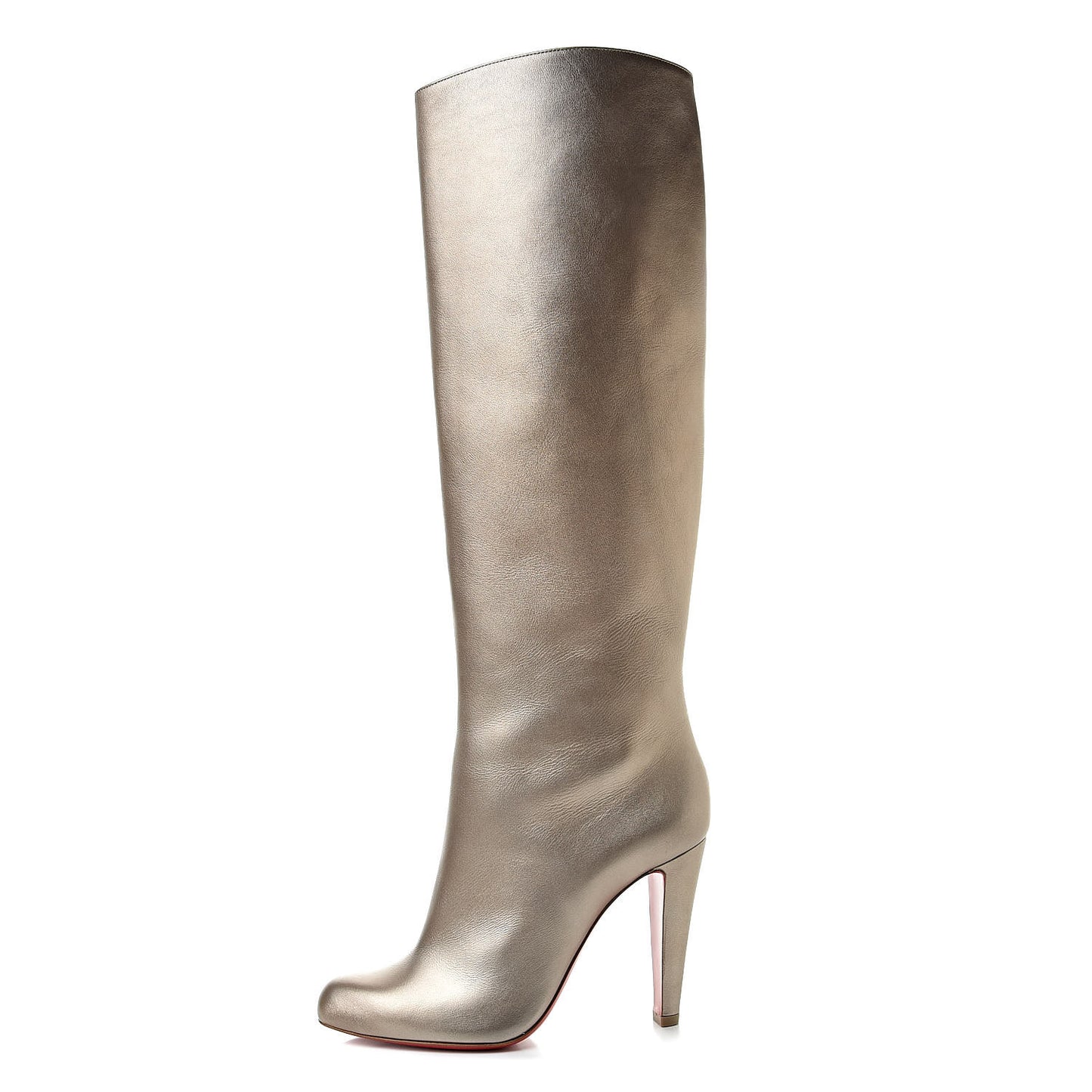 Calfskin Opera Marmara Botta 100 Tall Boots 38.5 Colombe