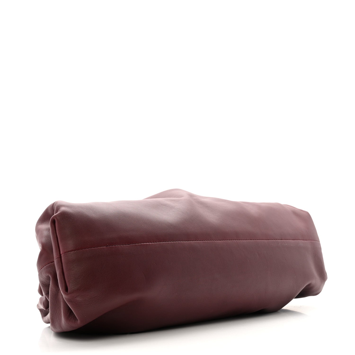 Bottega Veneta Smooth Butter Calf The Pouch Oversized Clutch Bordeaux 4 of 8