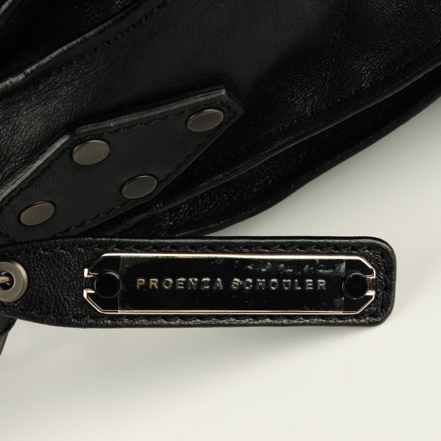 Lambskin PS1 Extra Large Satchel Black