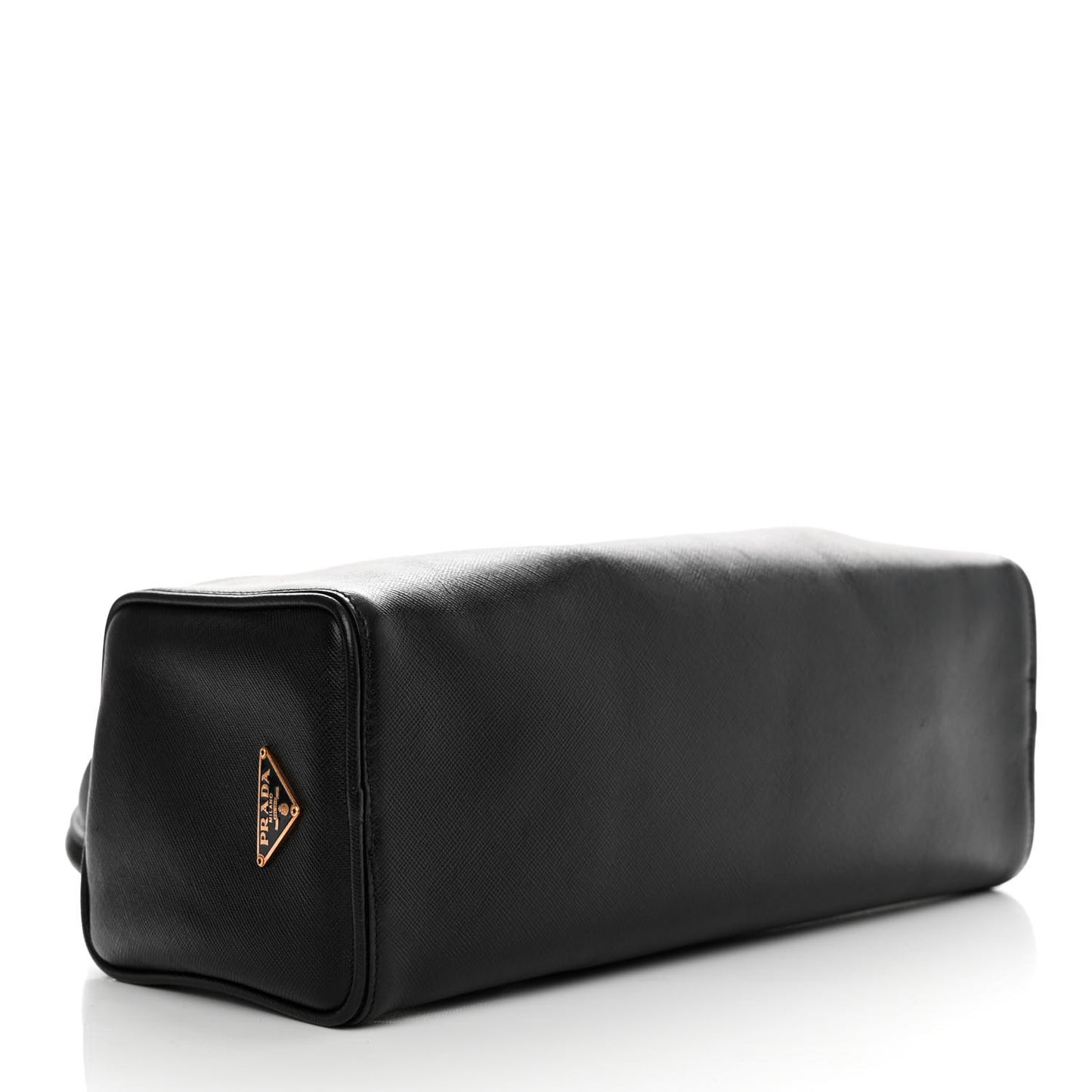 Saffiano Rectangular Shoulder Bag Black