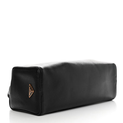 Prada Saffiano Rectangular Shoulder Bag Black 4 of 13