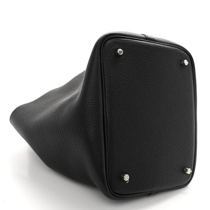 Hermes Taurillon Clemence Picotin Lock 22 MM Black 4 of 10