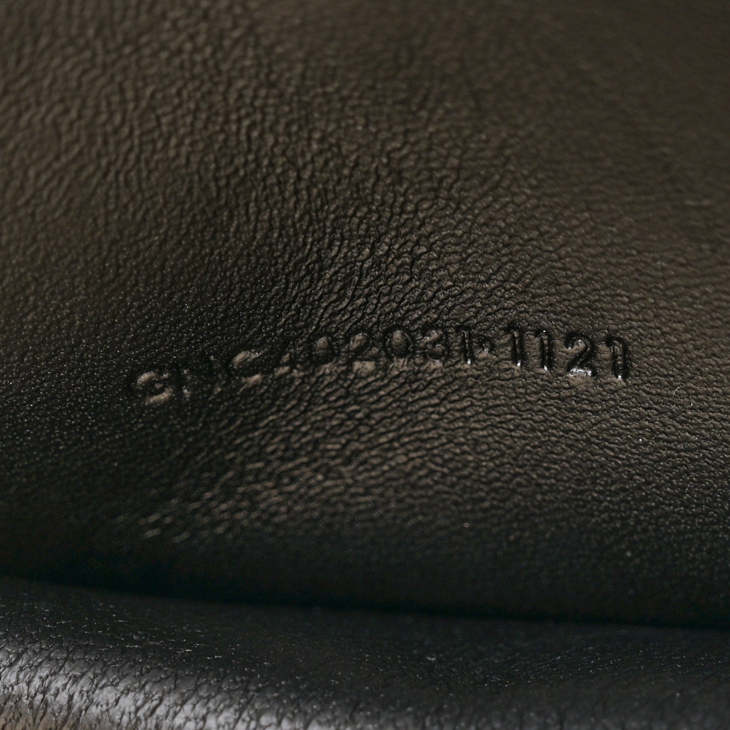 Saint Laurent Metallic Calfskin Monogram Envelope Chain Wallet Gold 7 of 13