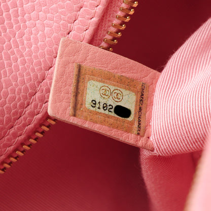Chanel Caviar Quilted Small Bowler Pink 7 of 7