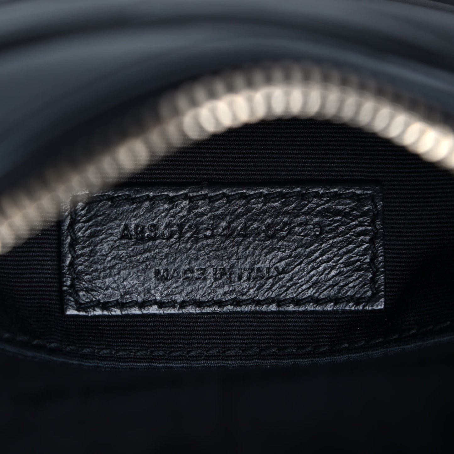 Calfskin Matelasse Monogram Lou Camera Bag Black
