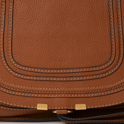 Chloe Calfskin Medium Marcie Satchel Tan 9 of 9