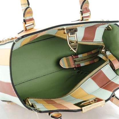 Valentino Garavani Vitello Native Couture 1975 Mini Rockstud Double Handle Tote Multicolor 5 of 7