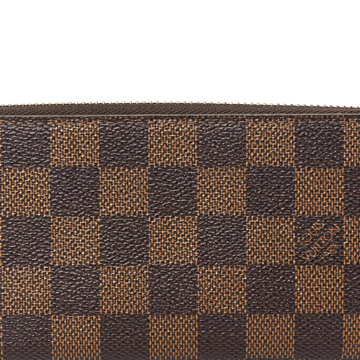 Damier Ebene Clemence Wallet Cherry