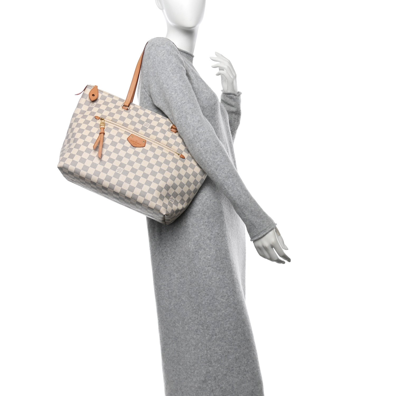 Louis Vuitton Damier Azur Iena MM 3 of 10