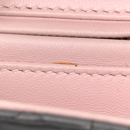 Christian Dior Lambskin Cannage Large Tri-Color Lady Dior Grey Blue Pink 20 of 20