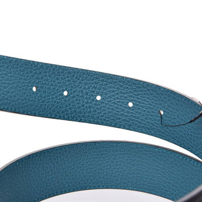 Gucci Dollar Calfskin 1973 Reversible Belt 90 36 Black Deep Cobalt 4 of 7