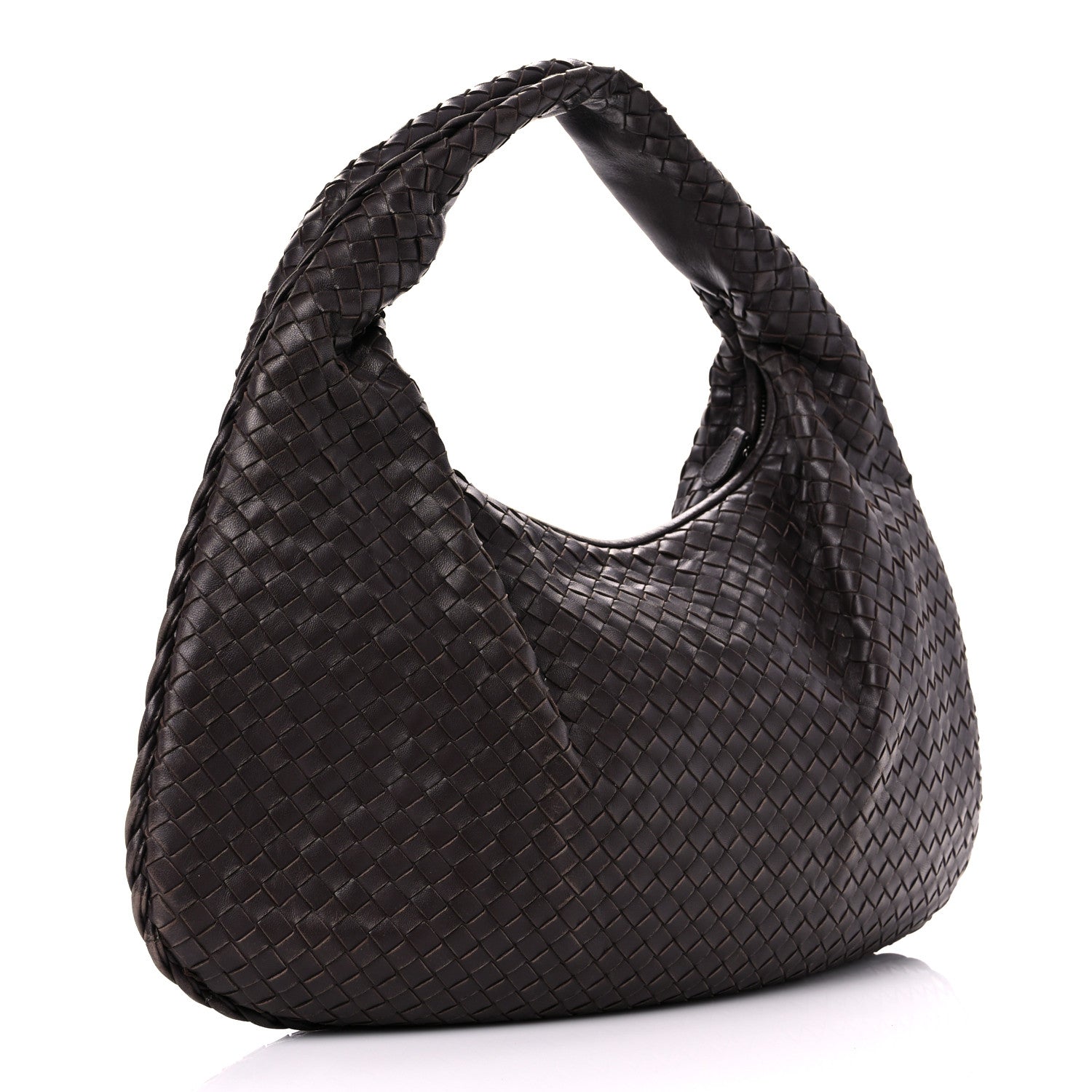 Bottega Veneta Nappa Intrecciato Large Veneta Hobo Ebano 3 of 20
