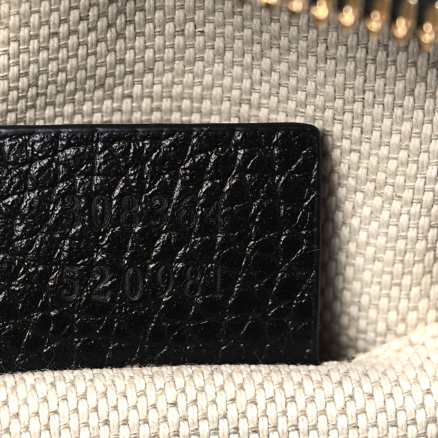 Pebbled Calfskin Small Soho Disco Bag Black