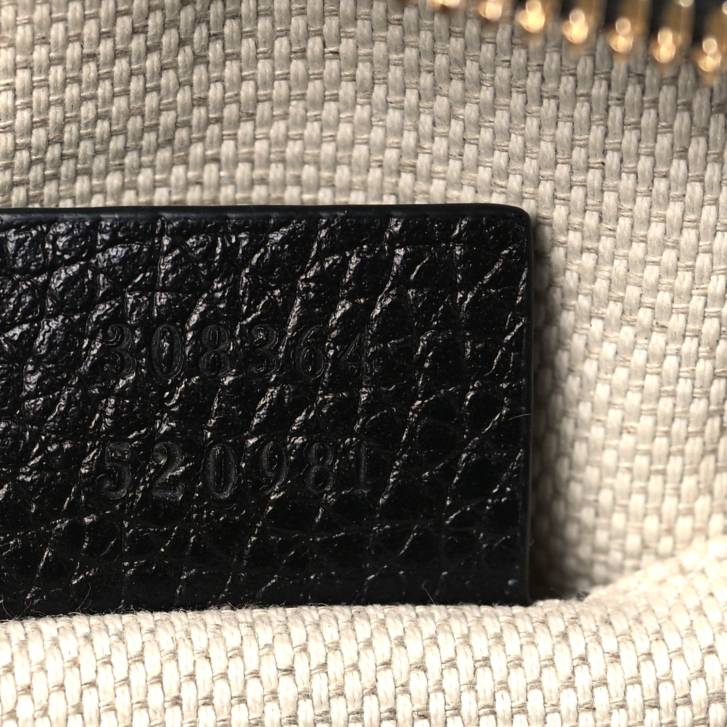 Gucci Pebbled Calfskin Small Soho Disco Bag Black 7 of 9