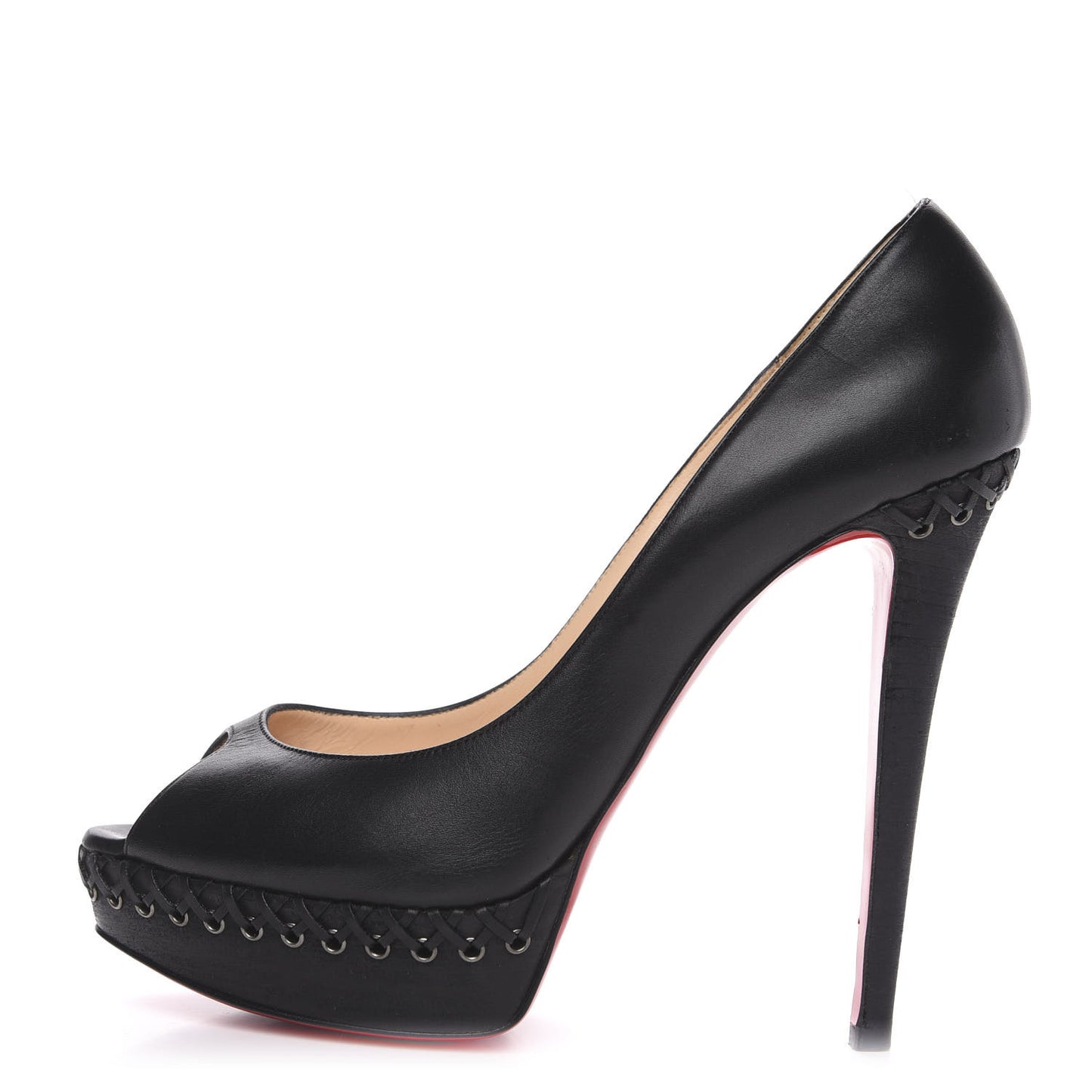 Calfskin Lady Indiana 140 Pumps 40.5 Black