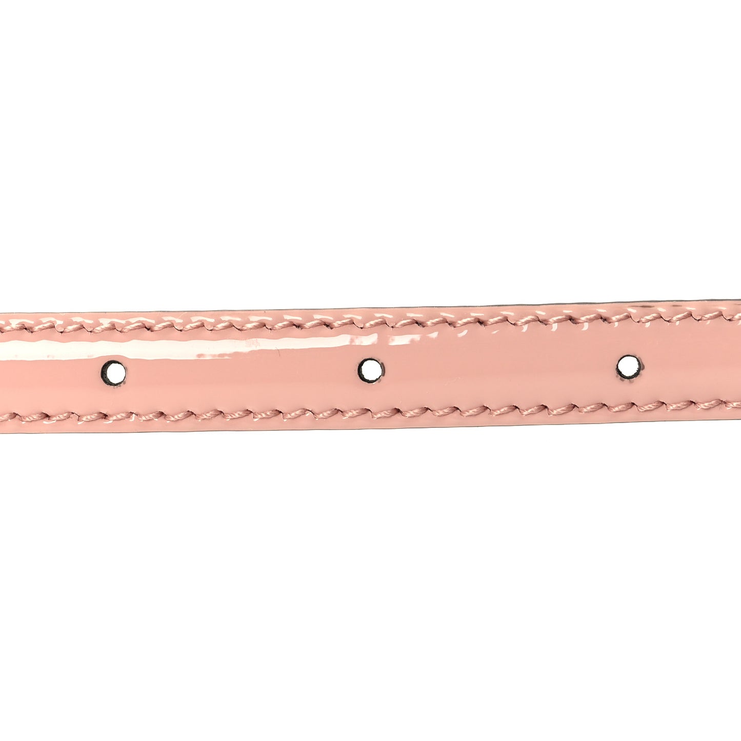 Patent Double G Thin Belt 95 38 Powder Pink