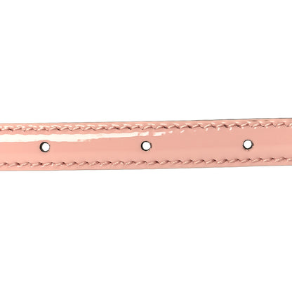 Gucci Patent Double G Thin Belt 95 38 Powder Pink 3 of 5