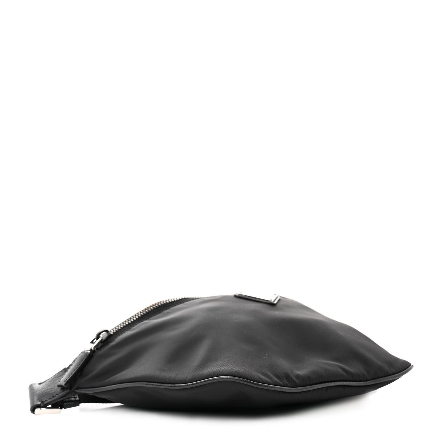 Tessuto Nylon Saffiano Belt Bag Black