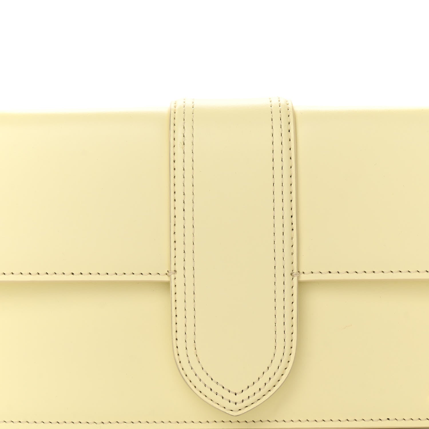Jacquemus Smooth Calfskin Le Bambino Long Ficiu Light Yellow 7 of 11