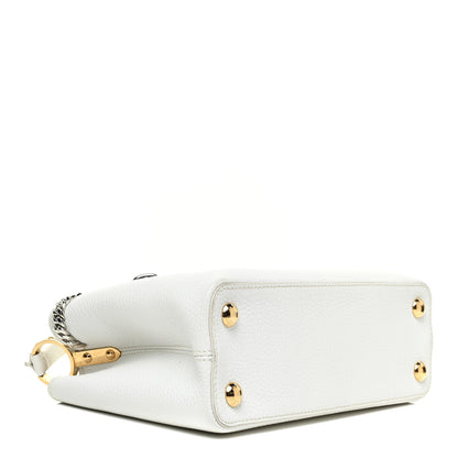 Louis Vuitton Taurillon Capucines BB White 4 of 11