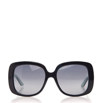 Christian Dior Resin Cannage Dior Lady Lady 1D Sunglasses Black Blue 2 of 9