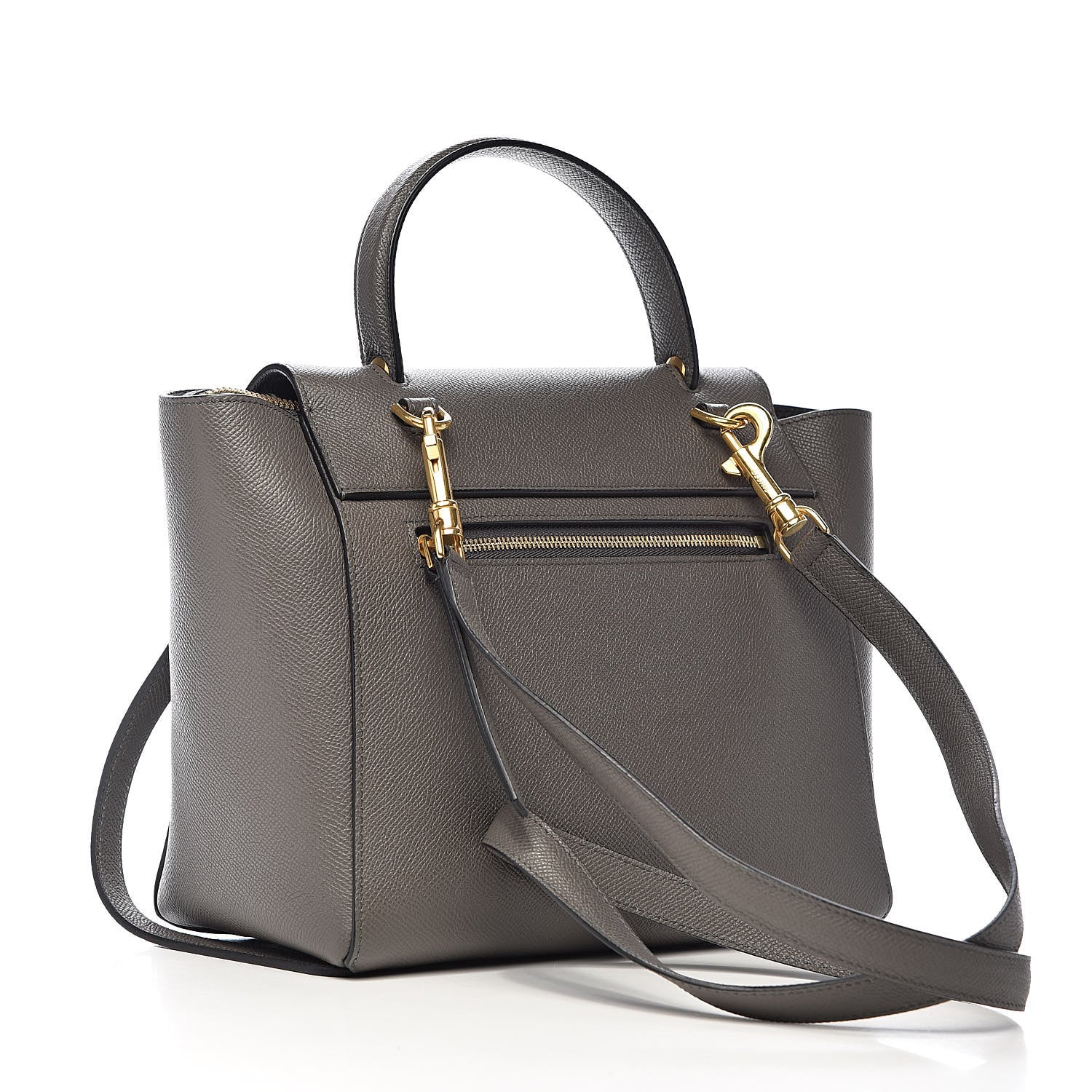 Celine Grained Calfskin Micro Belt Bag Grey 3 of 10