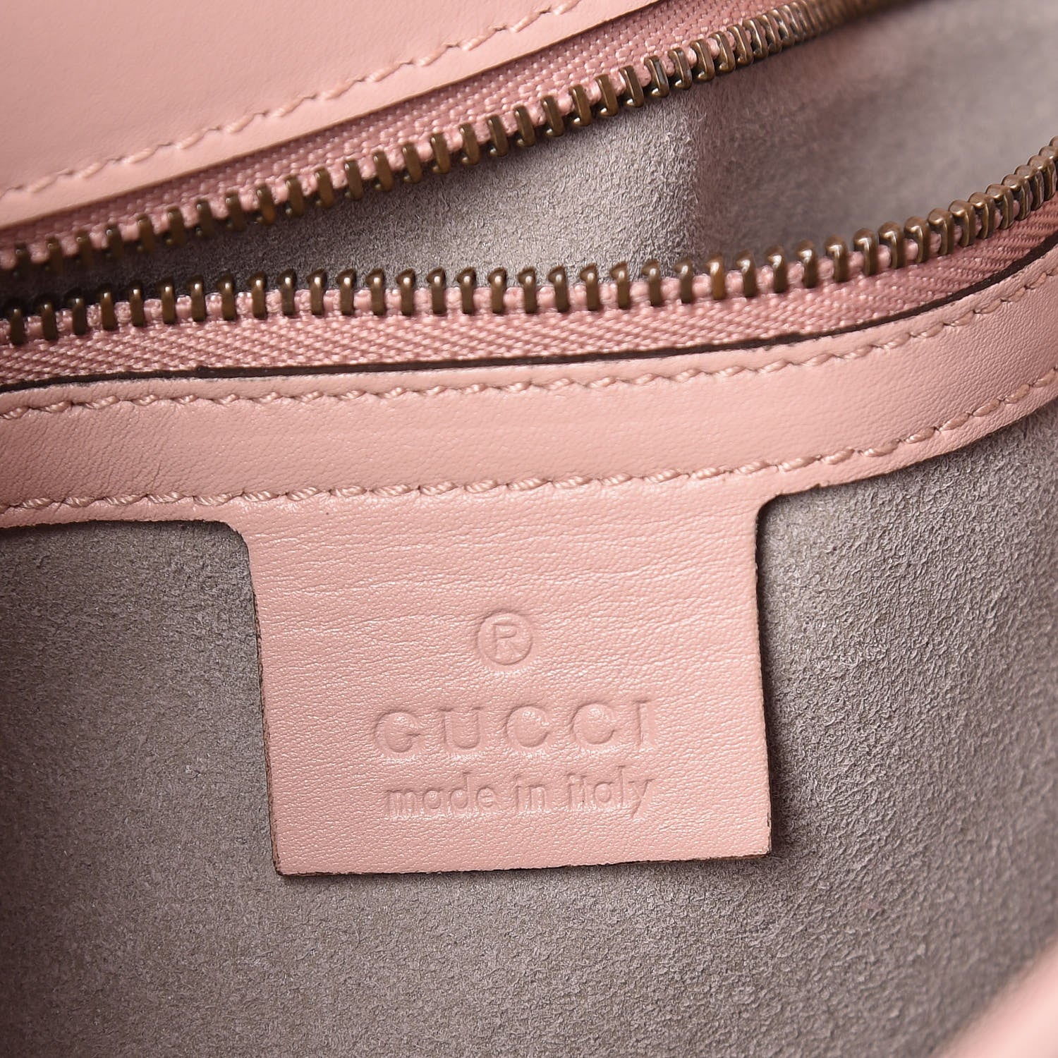 Gucci Calfskin Matelasse Small GG Marmont Shoulder Bag Perfect Pink 6 of 9